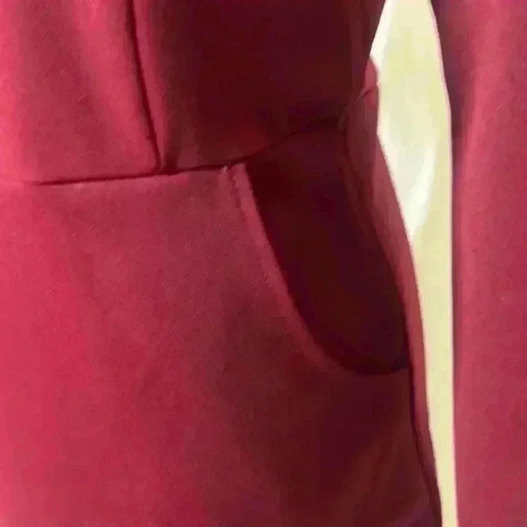 Cranberry Body Con Style Business Casual Dress with Pockets Size Large - Picture 3 of 6